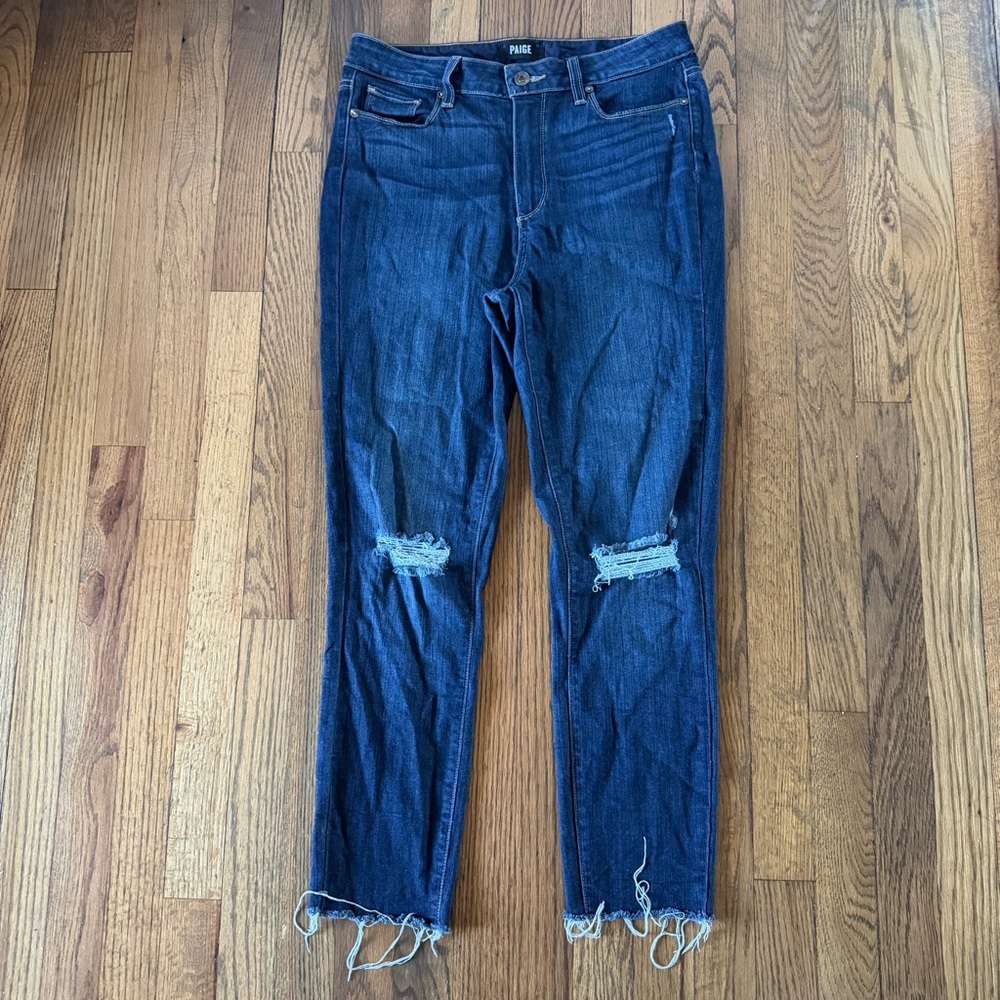 PAIGE Women's Hoxton Ankle Made In USA 54% Rayon Size 30